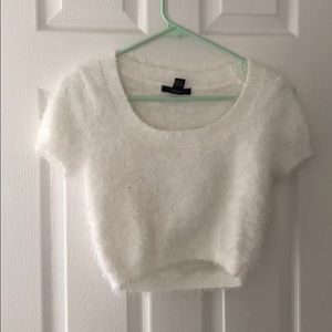 1990's Fuzzy Crop Top